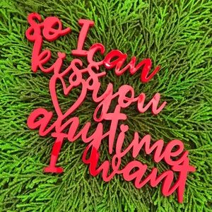 💋Laser Cut Acrylic cut-out💋